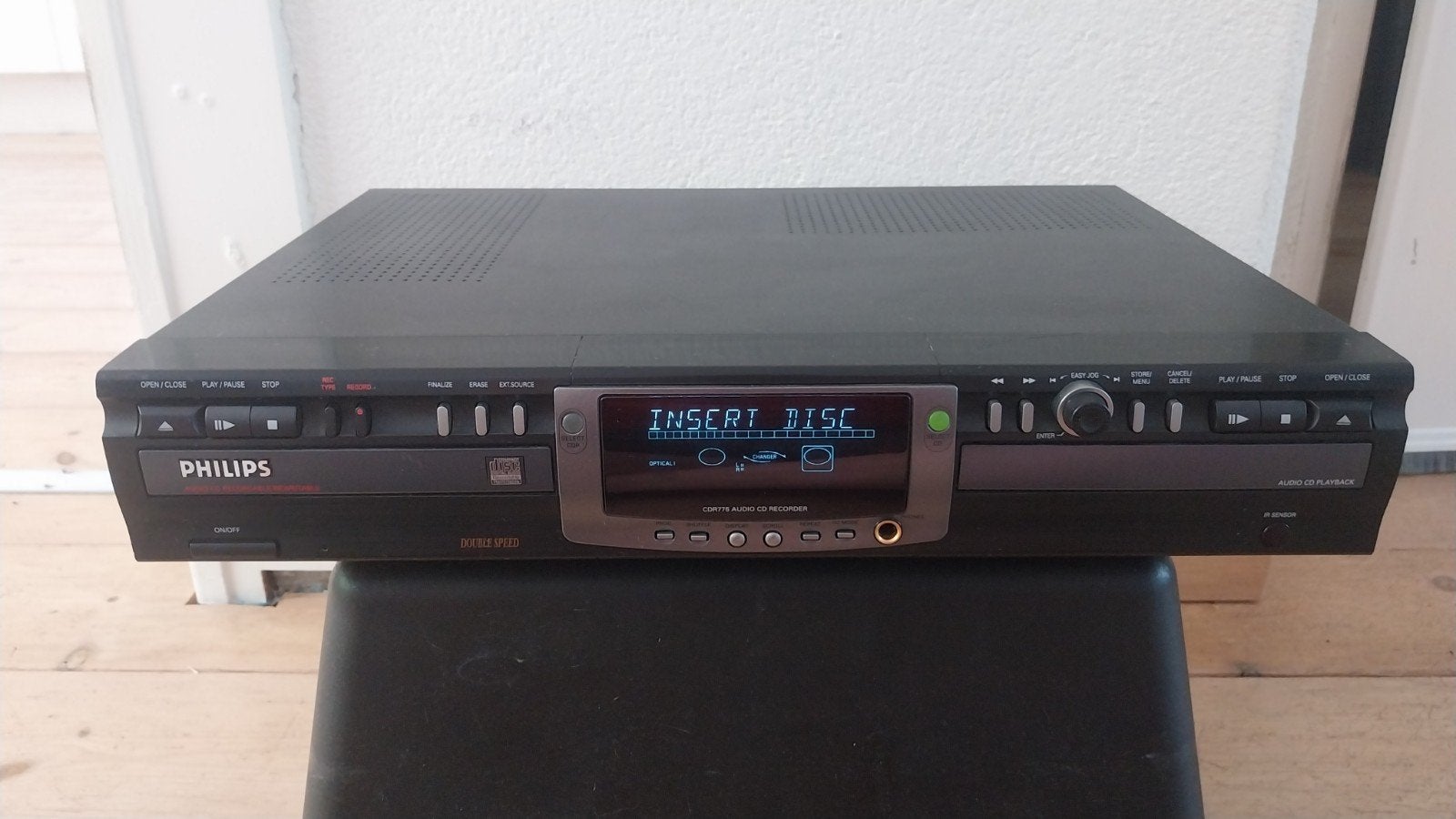 Philips CDR775 Audio CD Recorder - CD Wisselaar, Audio, Tv en Foto, Cd-spelers, Gebruikt, Philips, Wisselaar, Ophalen of Verzenden
