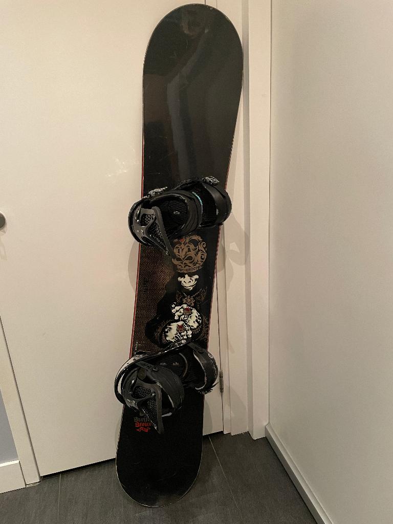 Snowboard met bindingen, Ophalen, Gebruikt, Board