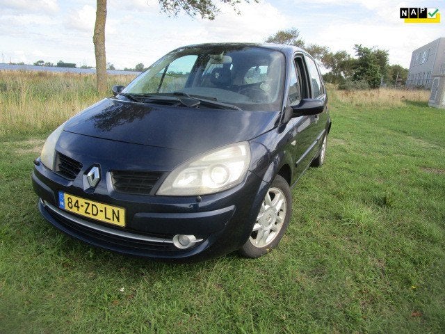 Renault Scénic 1.6-16V Tech Line, Auto's, Gebruikt, 1295 kg, 4 cilinders, Blauw