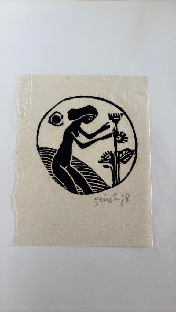 Catalogus Gene Eggen met gravure, Antiek en Kunst, Ophalen of Verzenden