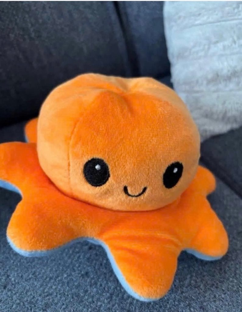 Knuffel octopus/inktvis omkeerbaar, Ophalen, Zo goed als nieuw, Overige typen