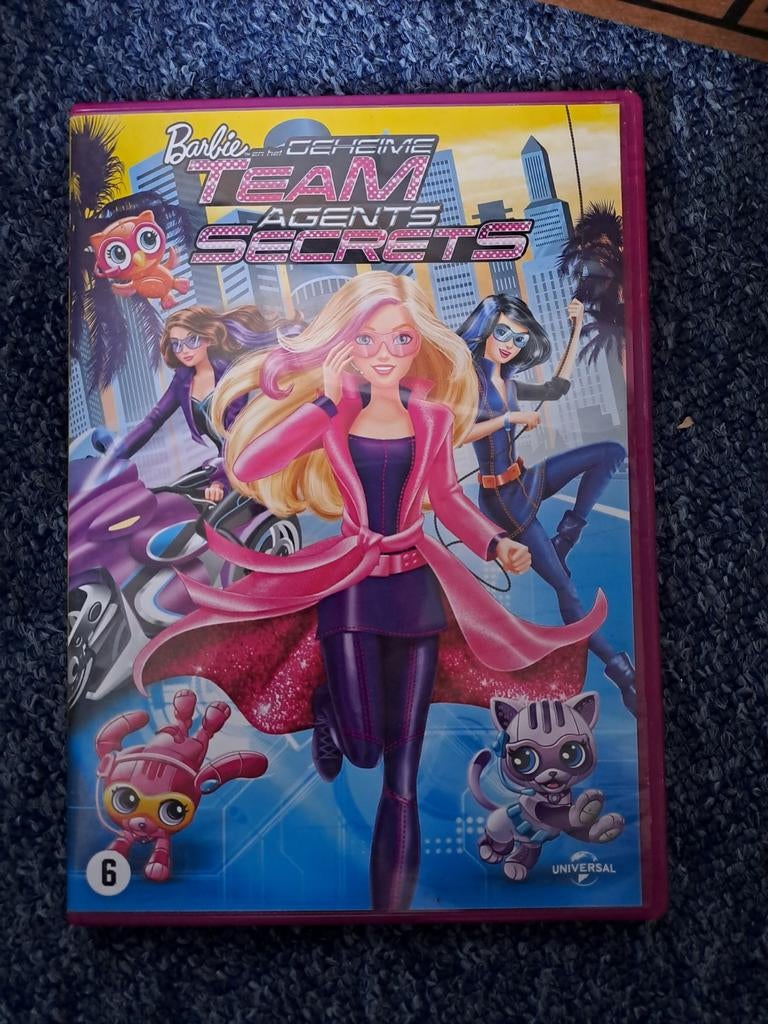 Barbie- team agents secrets (dvd), Cd's en Dvd's, Dvd's | Kinderen en Jeugd, Alle leeftijden, Ophalen of Verzenden, Zo goed als nieuw