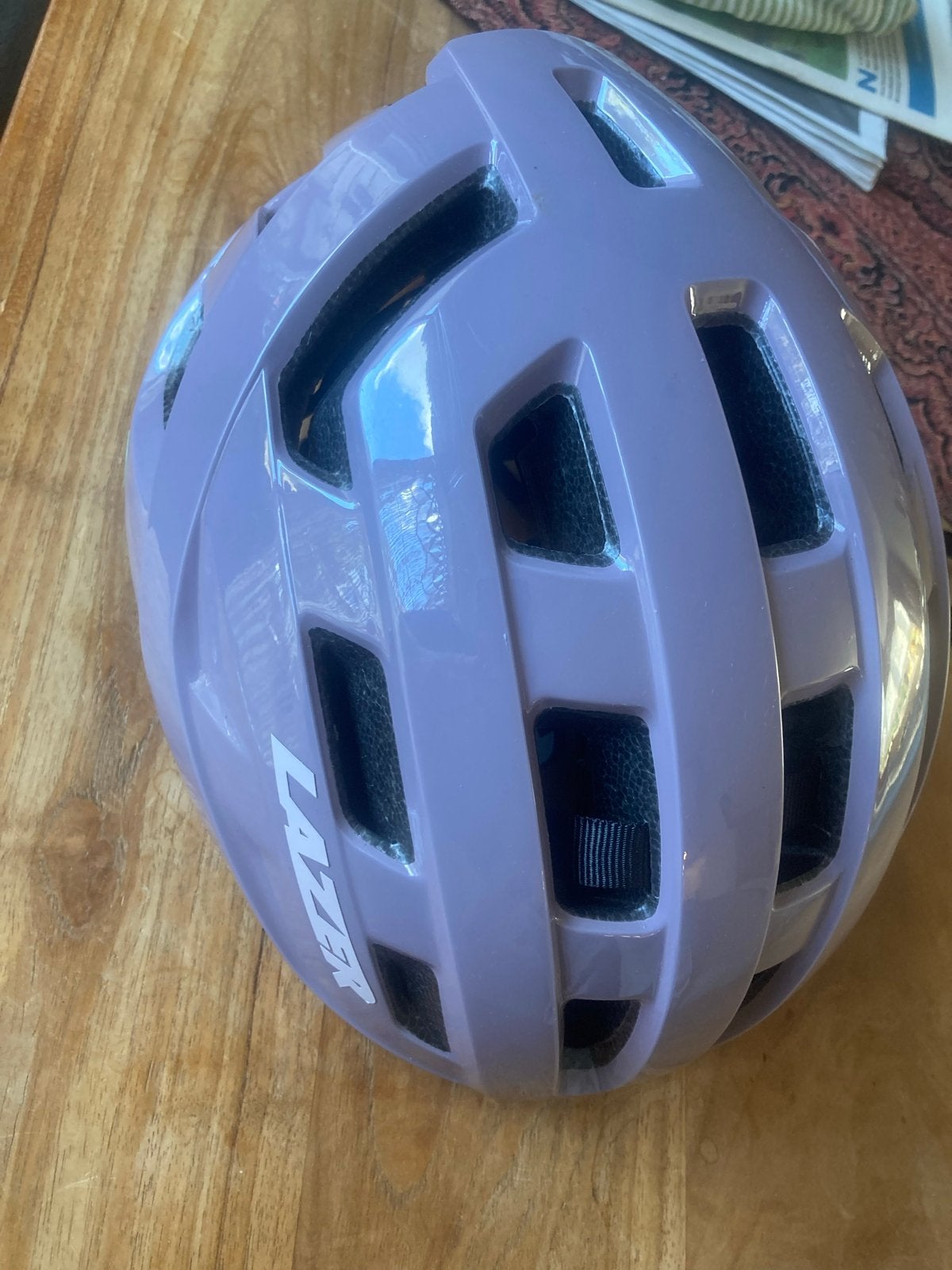 Lazer Tempo KC Fietshelm - Unisize (54-61cm) - Paars, Ophalen of Verzenden, Zo goed als nieuw, Overige maten, Heer of Dame