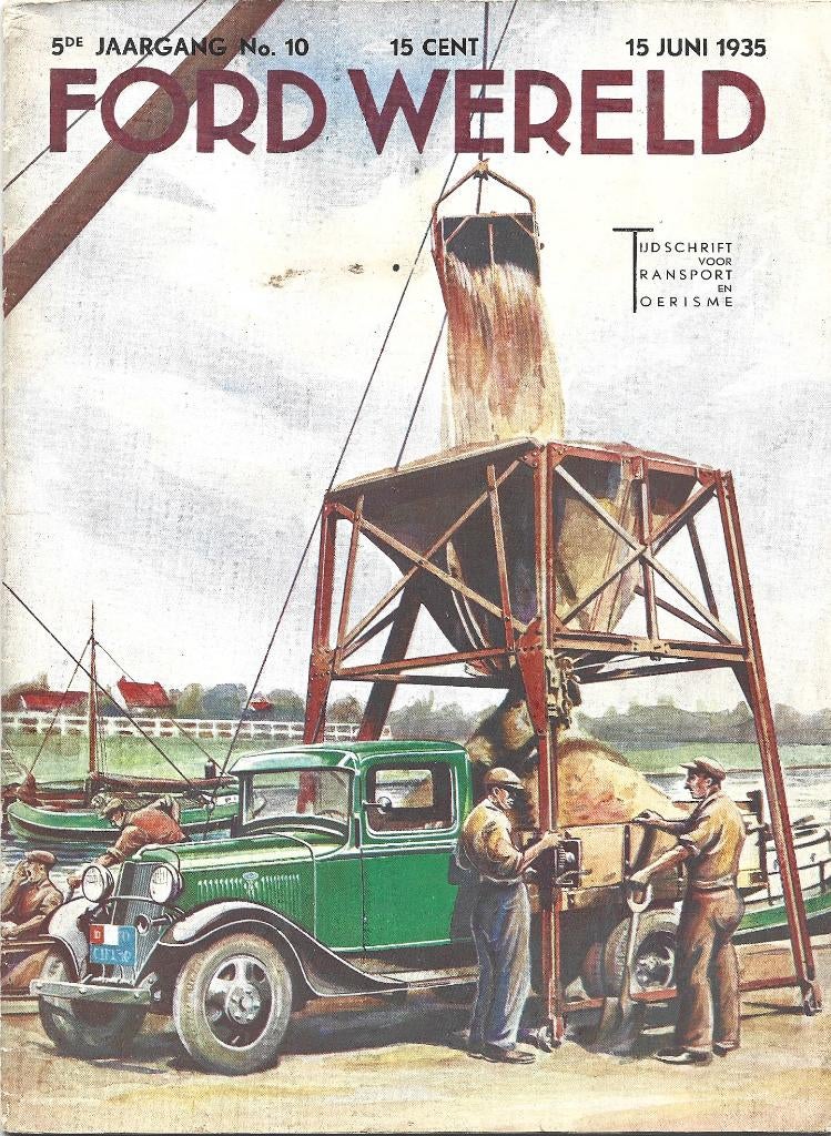 Ford Wereld juni 1935 tijdschrift (A1422), Ophalen of Verzenden, Zo goed als nieuw, Ford