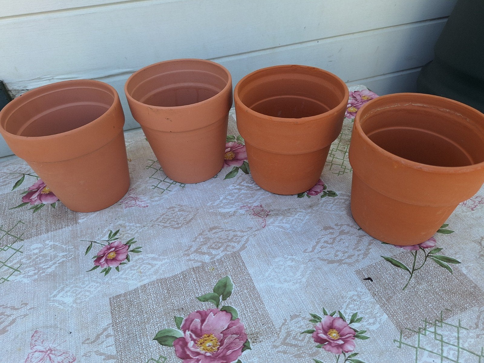 bloempotten van aardewerk, Tuin en Terras, Bloempotten, Gebruikt, Rond, Binnen, Ophalen of Verzenden