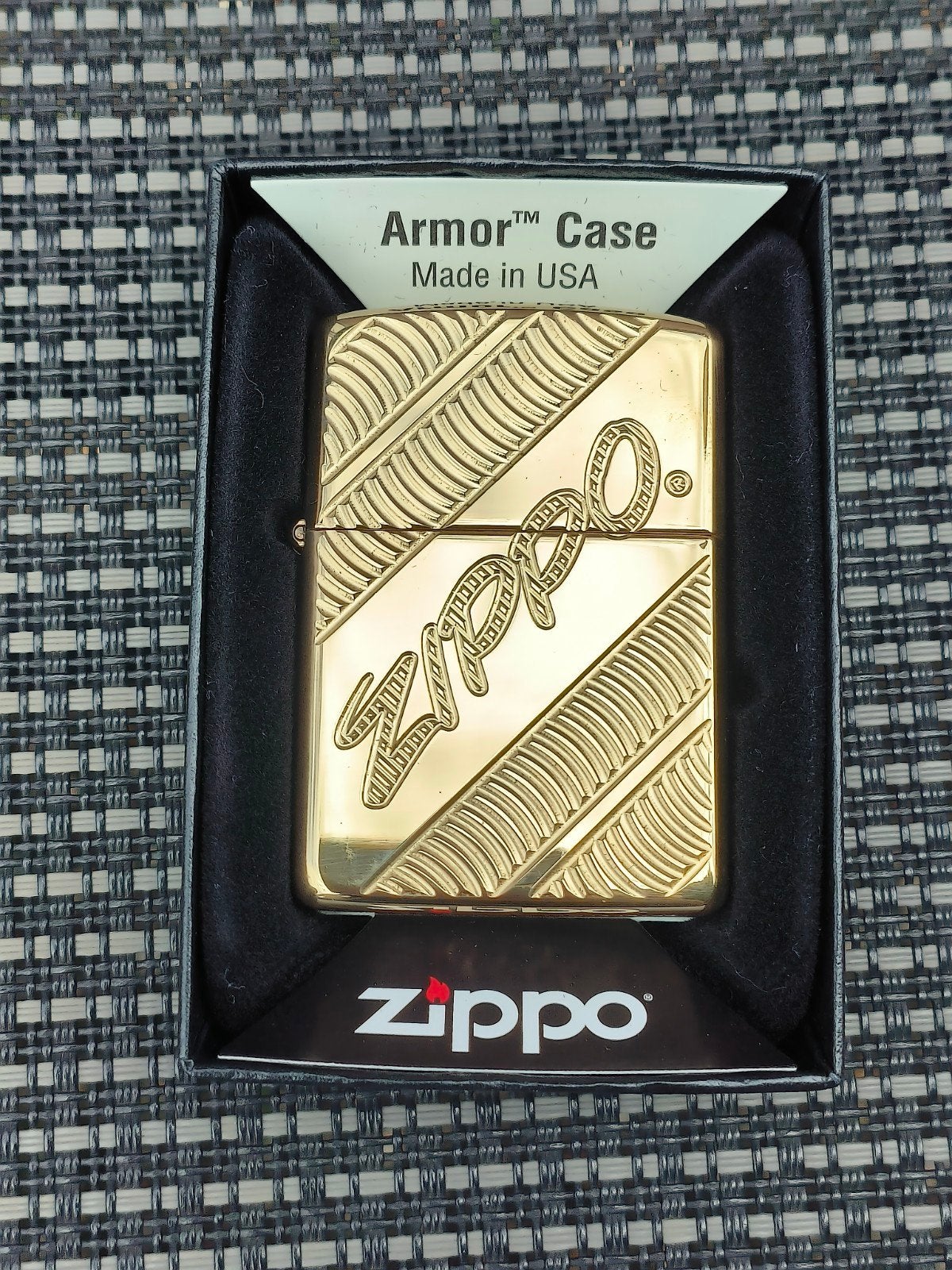 Zippo Armor Case Coiled, Verzamelen, Rookartikelen, Aanstekers en Luciferdoosjes, Ophalen, Zo goed als nieuw, Aansteker