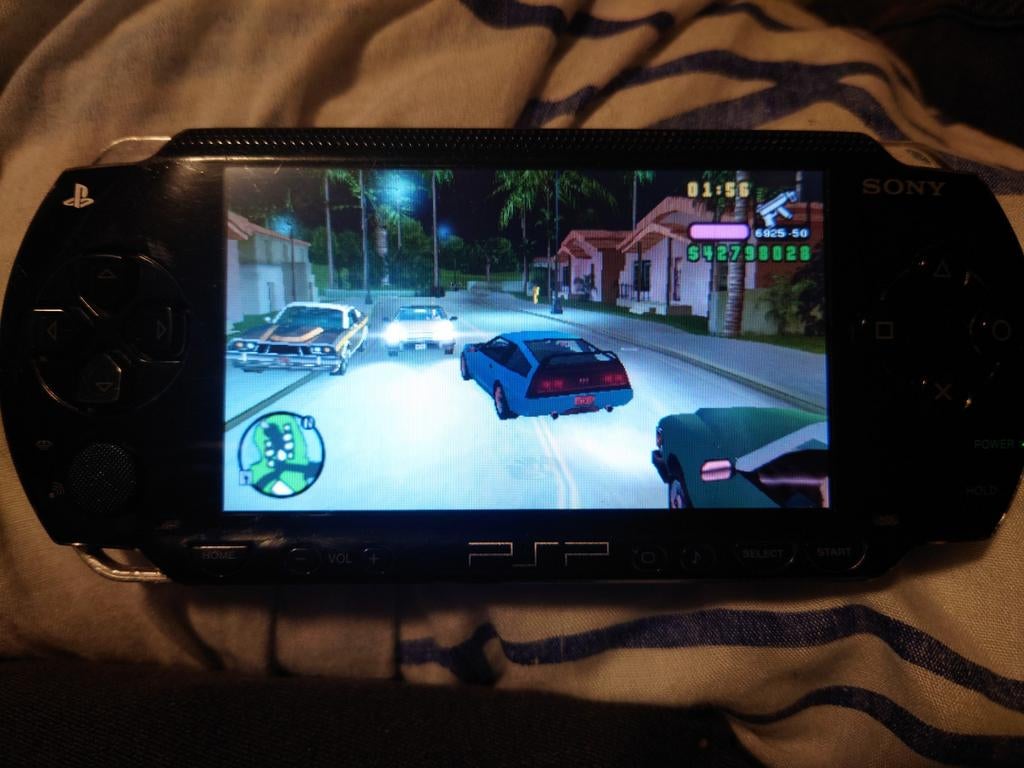 Sony PSP 1004 voor reparatie of onderdelen, Ophalen of Verzenden, Niet werkend, Zwart, PSP