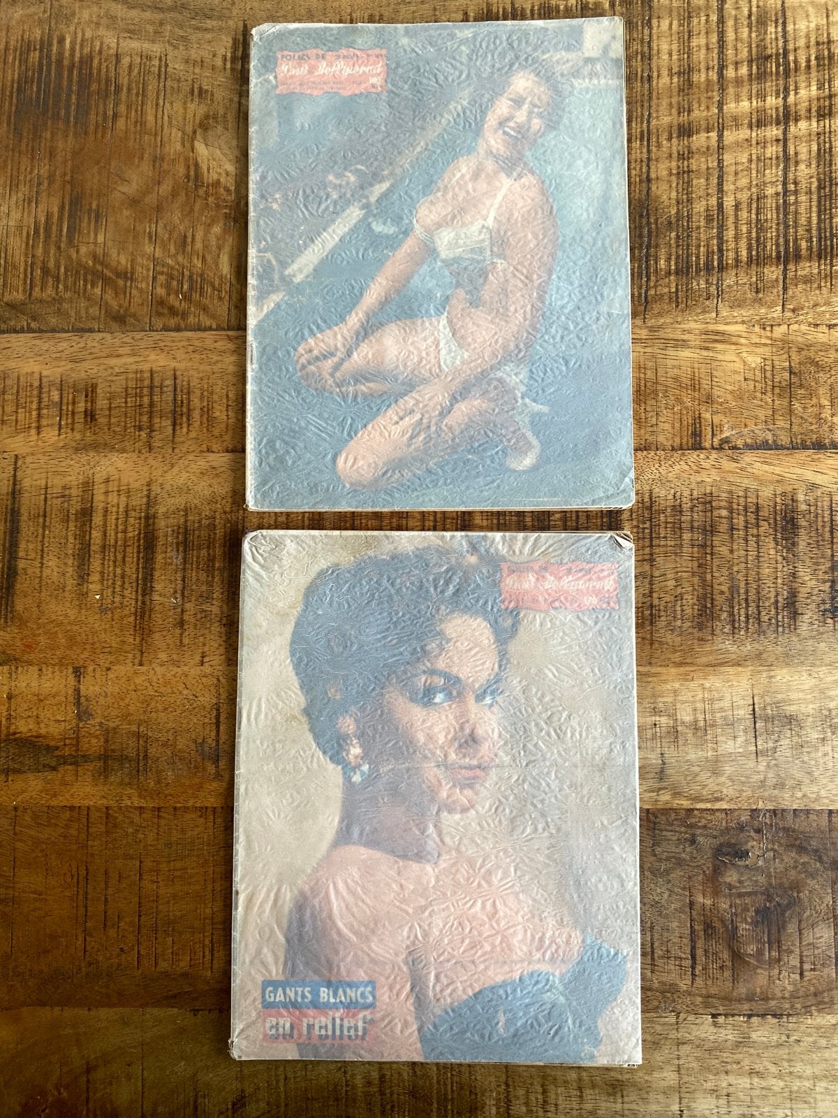 Vintage Franse bladen folies de paris et de hollywood, Boeken, Ophalen of Verzenden, Gelezen, Overige typen