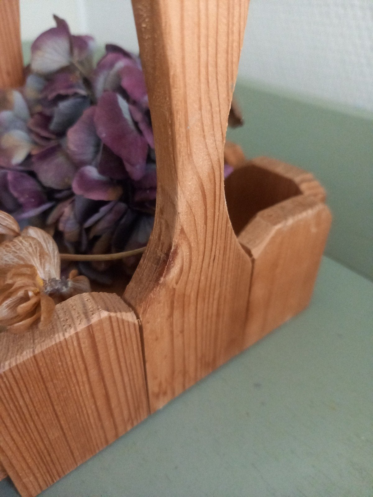 Zweeds houten bakje, handgemaakt, decoratief, Hout, Gebruikt, Ophalen of Verzenden, Scandinavisch