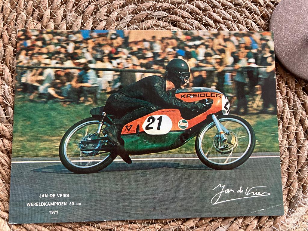 Jan de Vries fotokaart, Ophalen of Verzenden, Buitenlandse clubs, Spelerskaart