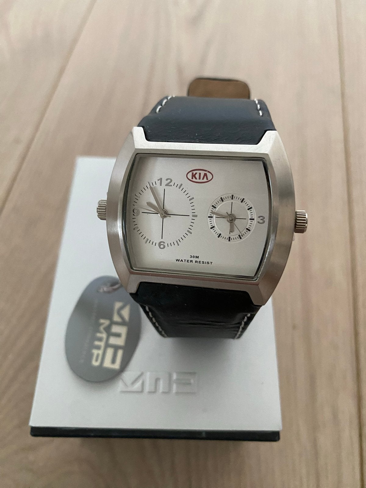 Kia MTP Master Timepiece Polshorloge - Zo goed als nieuw, Overige merken, Leer, Staal, Polshorloge