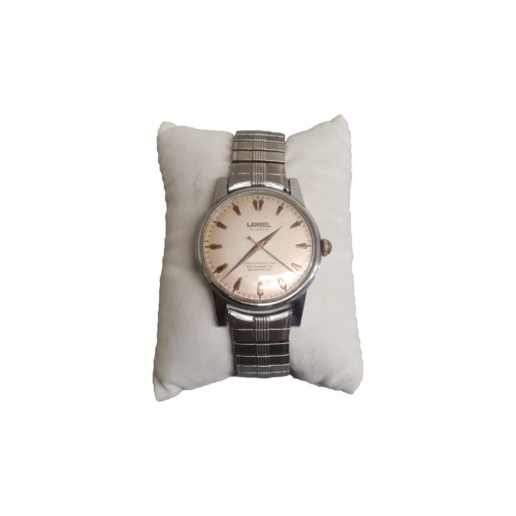 Vintage Langel 21 Jewels horloge, Ophalen of Verzenden