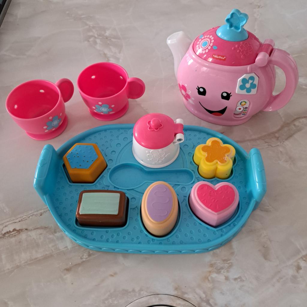 Fisher-Price Theepot met Vormenstoof en Geluid, Ophalen, Gebruikt, Overige typen, Met licht