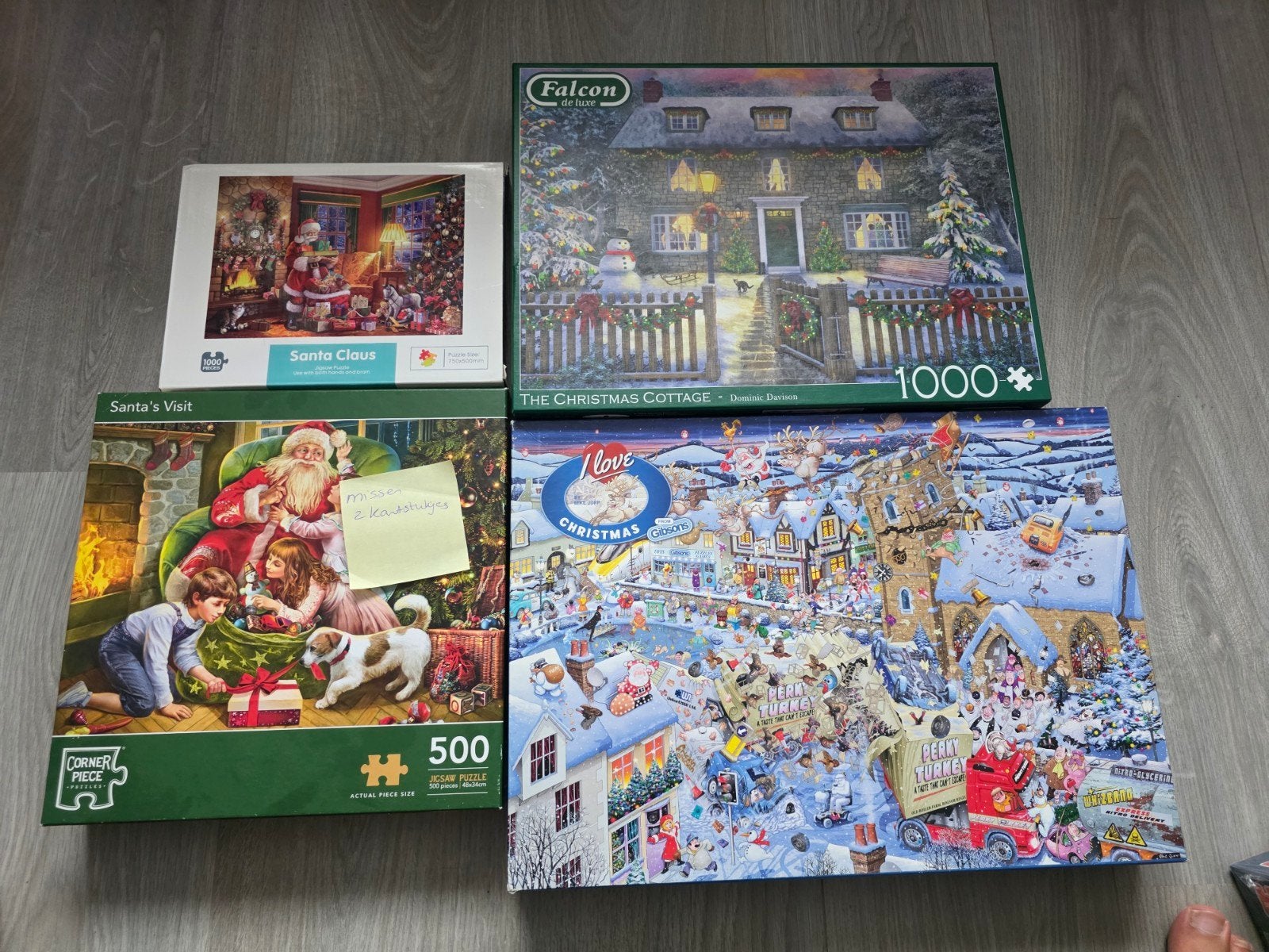 kerst en winter puzzels  500 en 1000 stukjes, Ophalen of Verzenden, 500 t/m 1500 stukjes, Nieuw