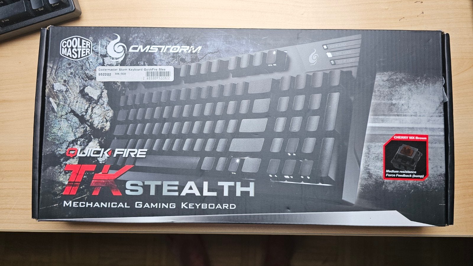 Cooler Master QuickFire Stealth Toetsenbord Cherry MX, Cooler Master, Gaming toetsenbord, Nieuw, Ophalen of Verzenden