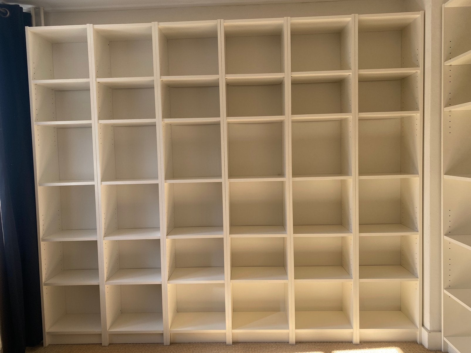Billy boekenkasten 6 stuks 40x20x202, 200 cm of meer, Zo goed als nieuw, 25 tot 50 cm, 50 tot 100 cm