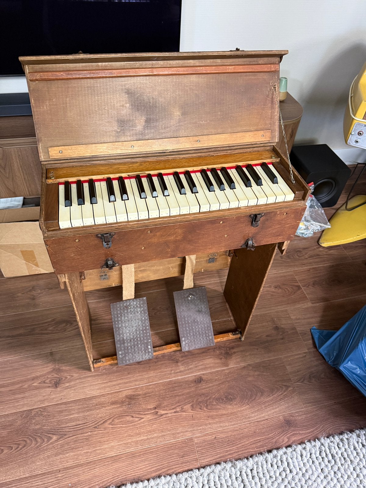 Kist orgel harmonium traporgel, Muziek en Instrumenten, Orgels, Ophalen, Zo goed als nieuw, 1 klavier, Harmonium