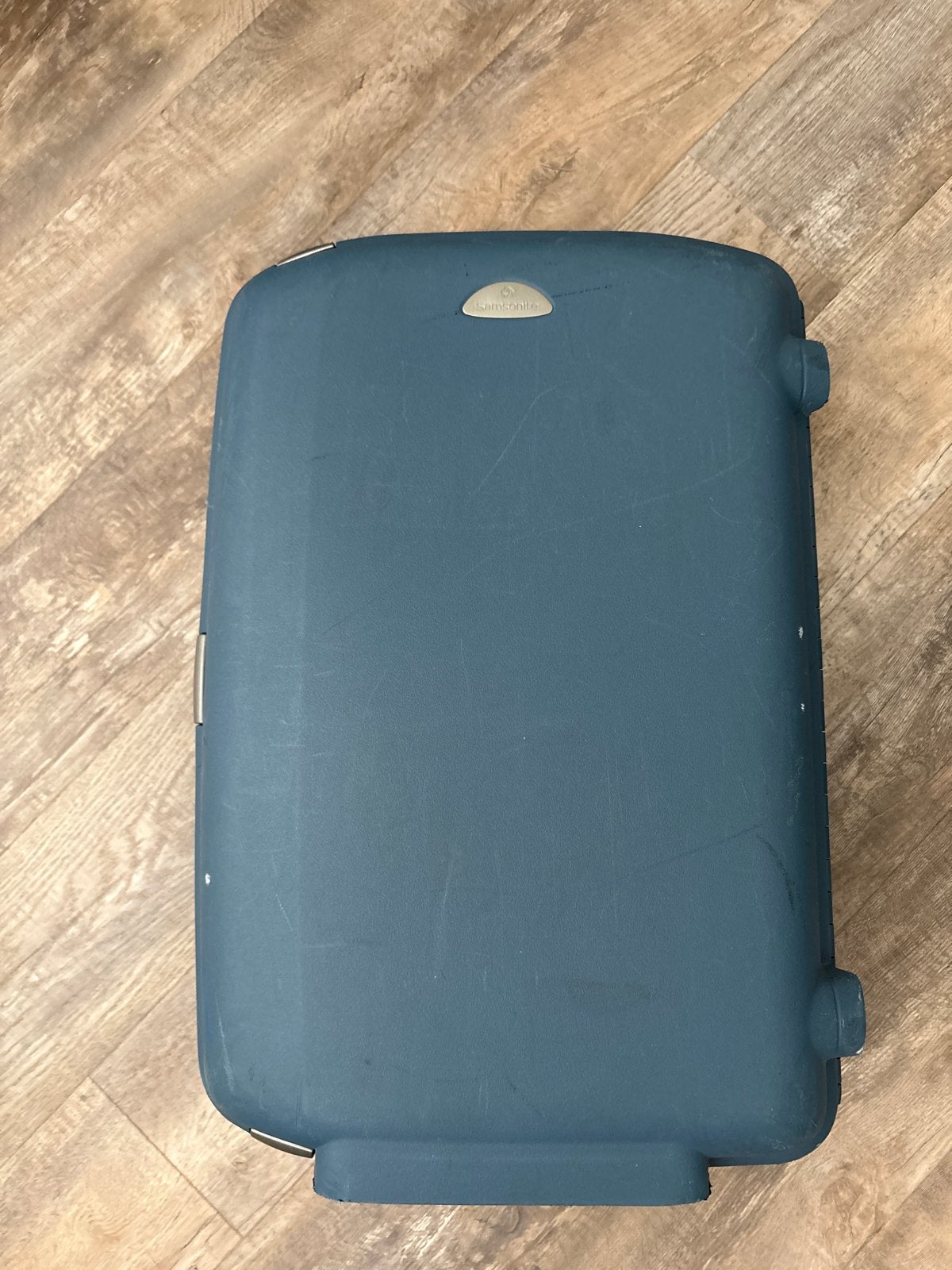 Samsonite Koffer - Blauw, Hard Kunststof, Sieraden, Tassen en Uiterlijk, Koffers, Gebruikt, Hard kunststof, 35 tot 45 cm, Uitschuifbare handgreep
