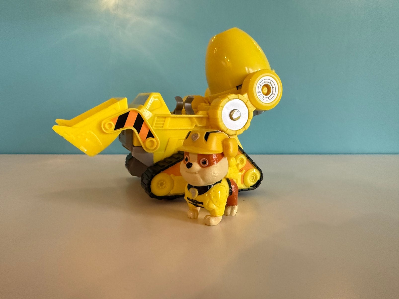 Paw patrol Rubble met kanon, Ophalen of Verzenden, Gebruikt