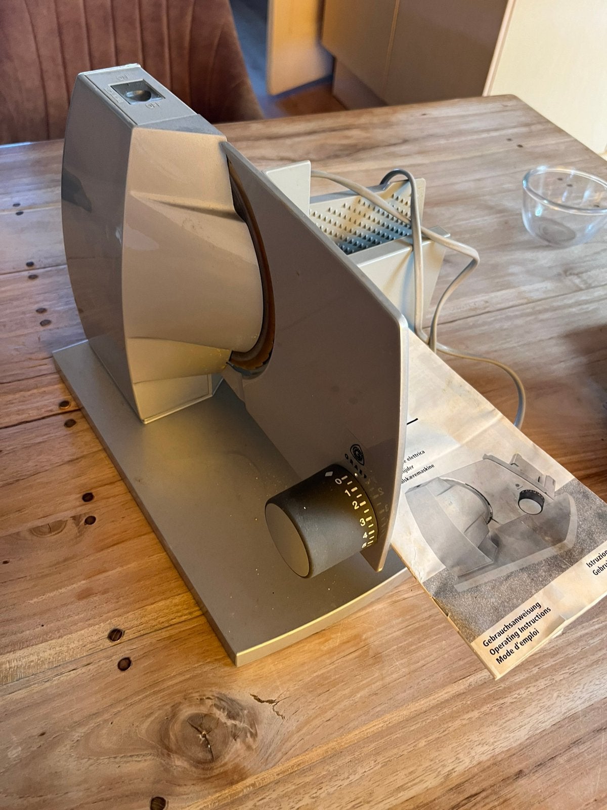 Greaf 146 economic snijmachine, Huis en Inrichting, Keuken | Keukenbenodigdheden, Gebruikt, Kunststof, Ophalen of Verzenden, Snijmachine
