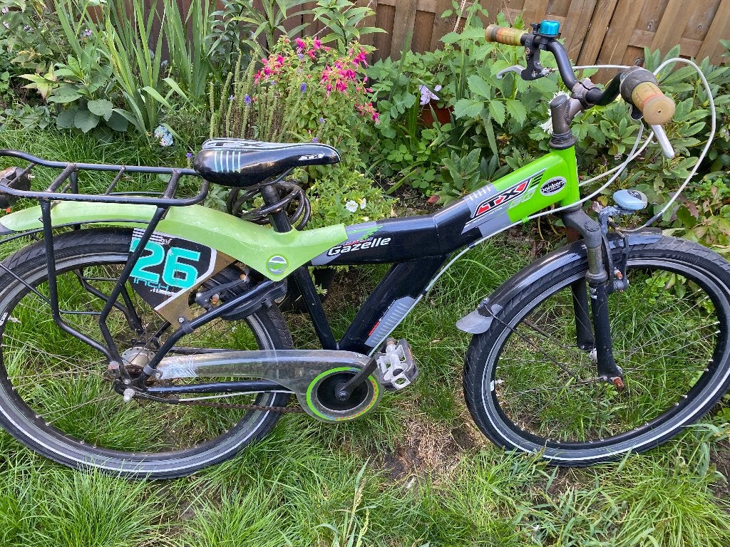 Jongensfiets, Gebruikt, Velgrem, Handrem, Gazelle