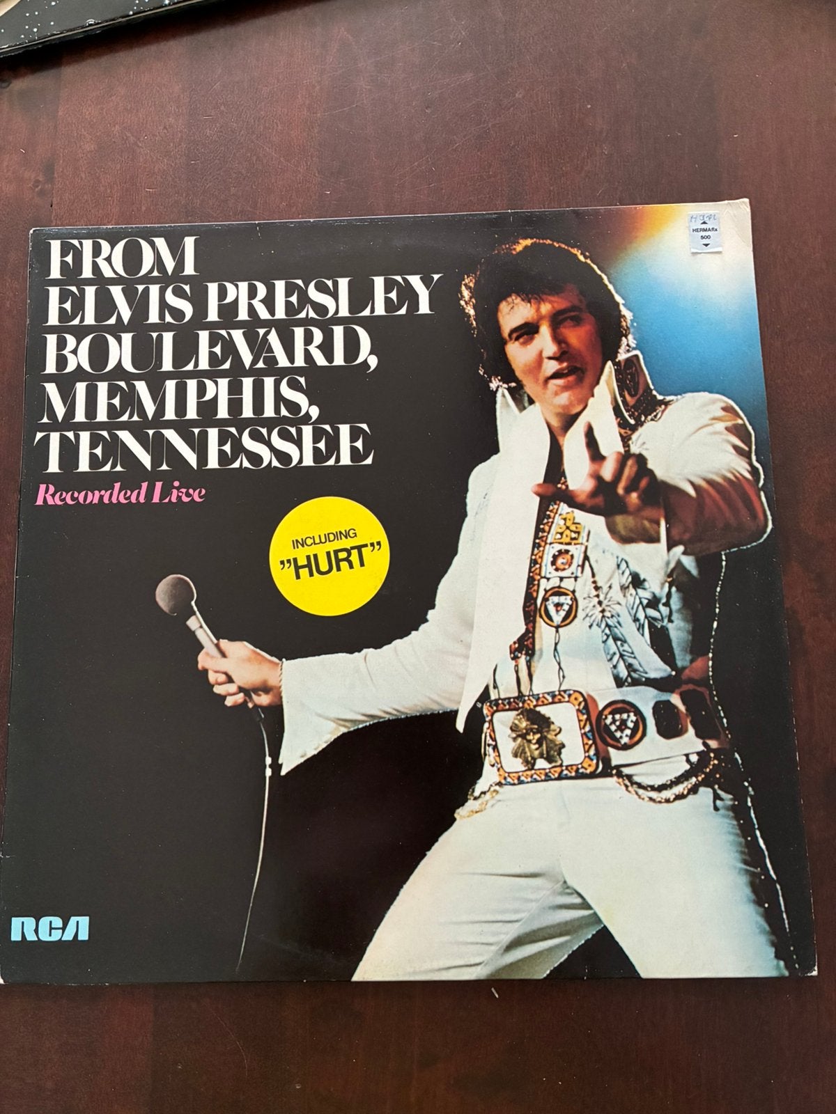 LP From Elvis Presley Boulevard Memphis Tennessee, Ophalen of Verzenden, 1970 - 1979, Gebruikt, 12 inch