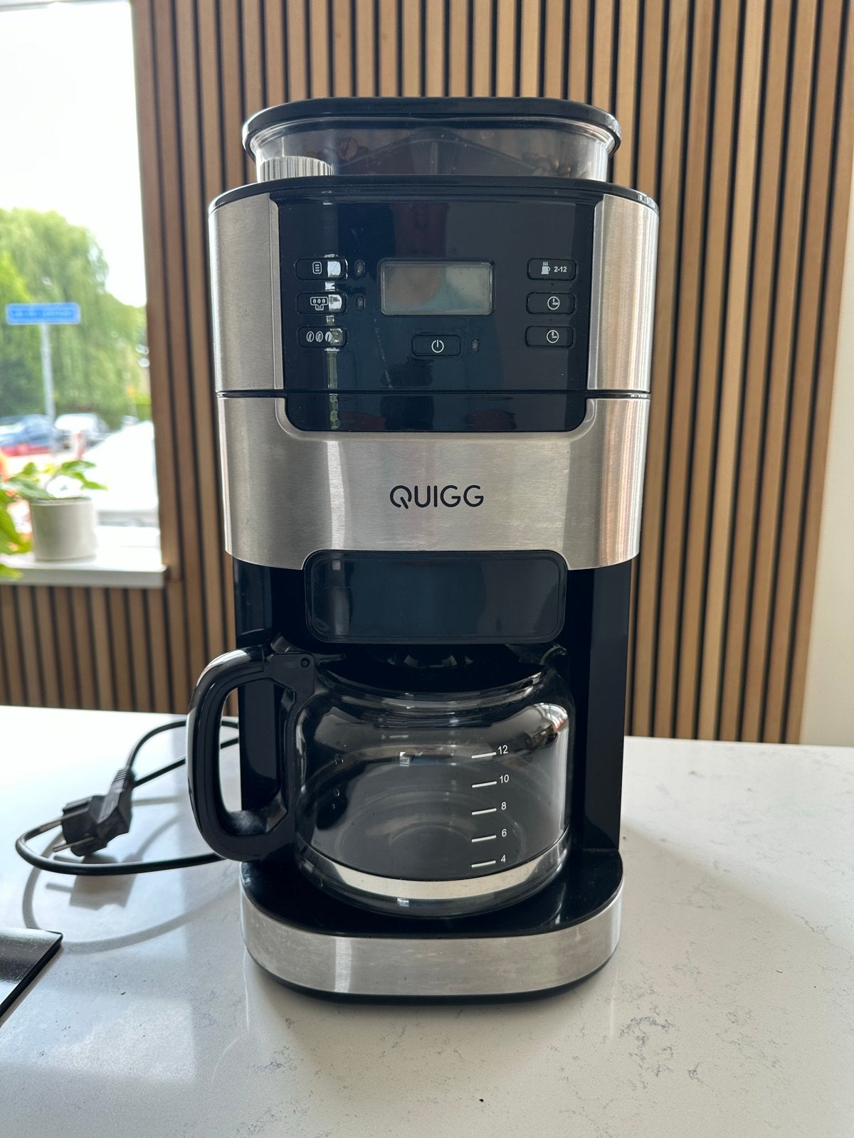 Quigg Bonen Koffiezetapparaat, Witgoed en Apparatuur, Koffiezetapparaten, Ophalen, Gebruikt, 10 kopjes of meer, Koffiemachine