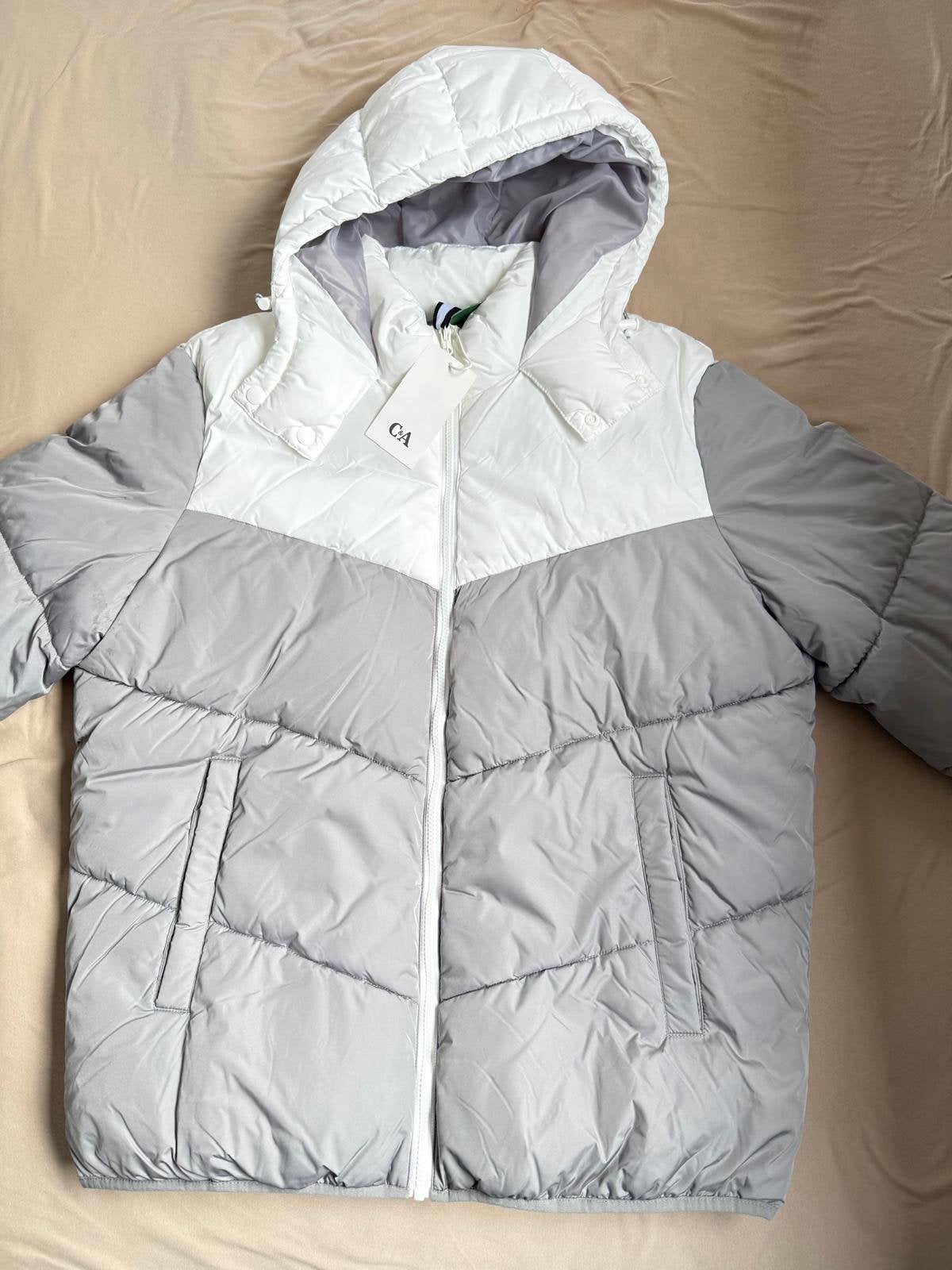 Heren winterjas XL nieuw, Kleding | Heren, Jassen | Winter, Ophalen of Verzenden, Nieuw, Maat 56/58 (XL), Wit