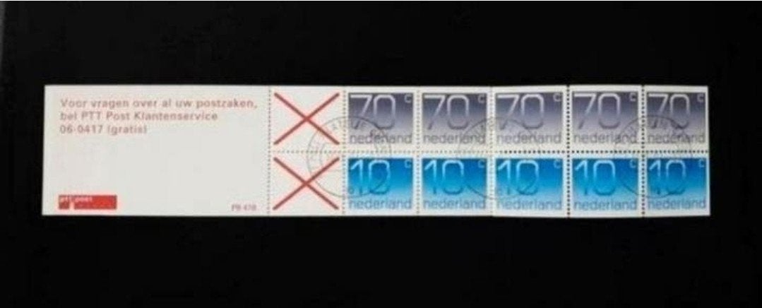 Postzegelboekje PB 47b gestempeld, Ophalen of Verzenden