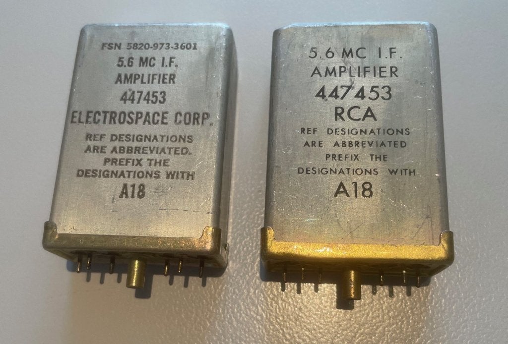 RCA (of) Electro-Space 5.6MC IF Amplifier 447453, Telecommunicatie, Ophalen of Verzenden, Gebruikt