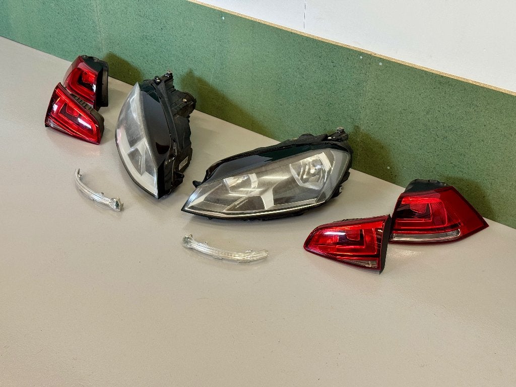 VW Golf 7 koplampen achterlichten spiegel knipperlichten, Auto-onderdelen, Verlichting, Ophalen, Gebruikt, Volkswagen