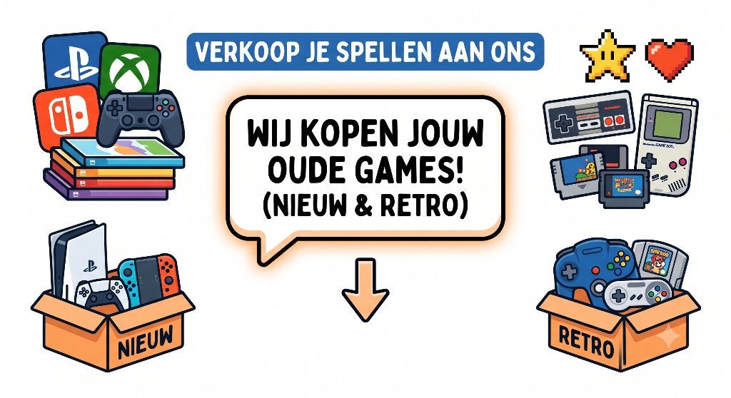 Wij Kopen Jouw Oude Games (Nieuw & Retro), Ophalen of Verzenden, Nieuw