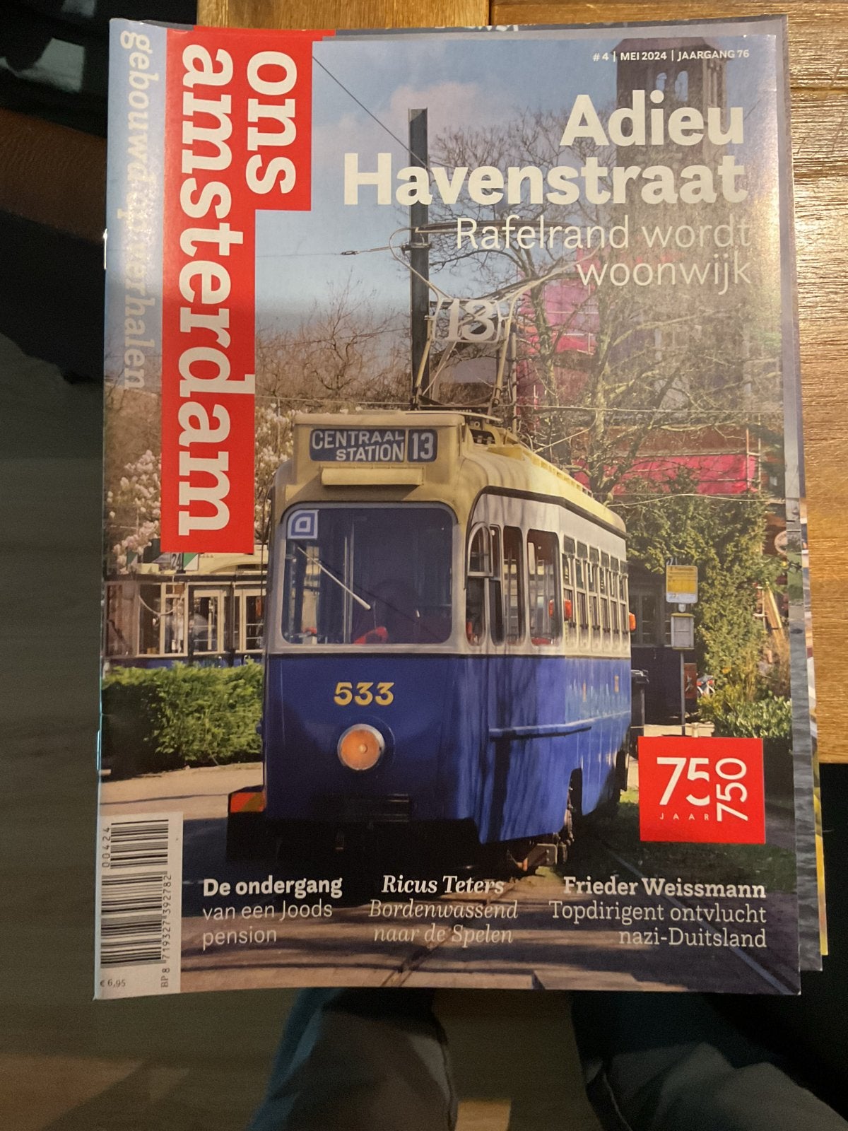 Ons Amsterdam - Mei 2024 - Jaargang 76, Ophalen of Verzenden, Zo goed als nieuw, Overige typen