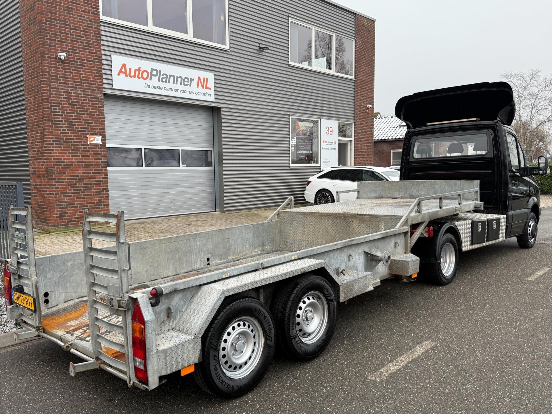Mercedes-Benz Sprinter 519 3.0 CDI! Incl. Dieplader Oplegger, Auto's, Euro 5, Gebruikt, 190 pk, Bedrijf