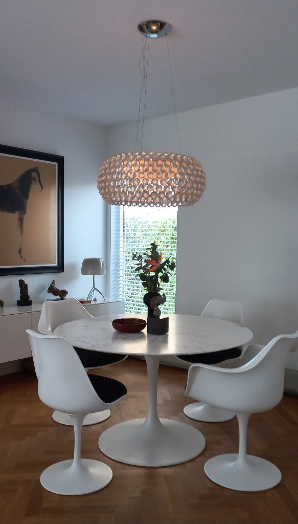 lampen mid century tulipe tafels eero saarinen tulipe stoel, Ophalen, Mid century, Nieuw, 75 cm of meer