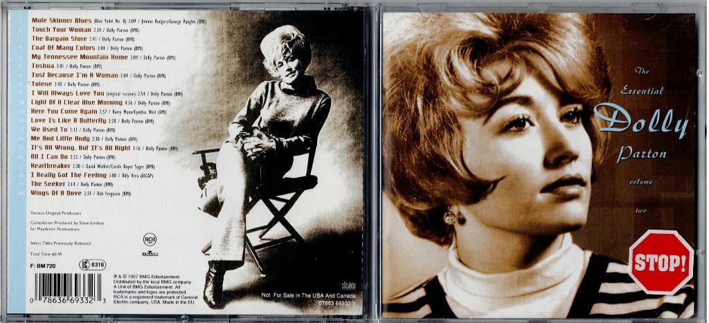 Dolly Parton The essential volume two, Ophalen of Verzenden, Zo goed als nieuw