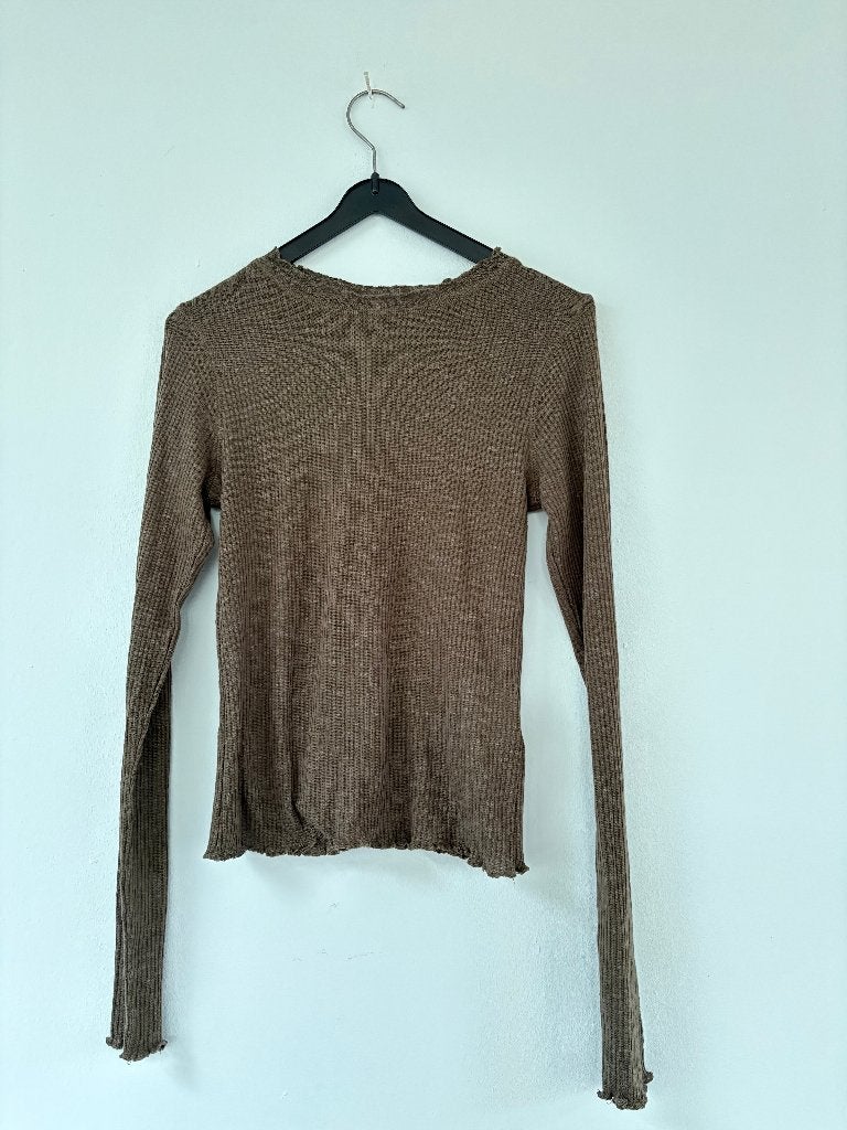Dames Shirt Sister groen, Sisters Point, Ophalen of Verzenden, Lange mouw, Maat 36 (S)