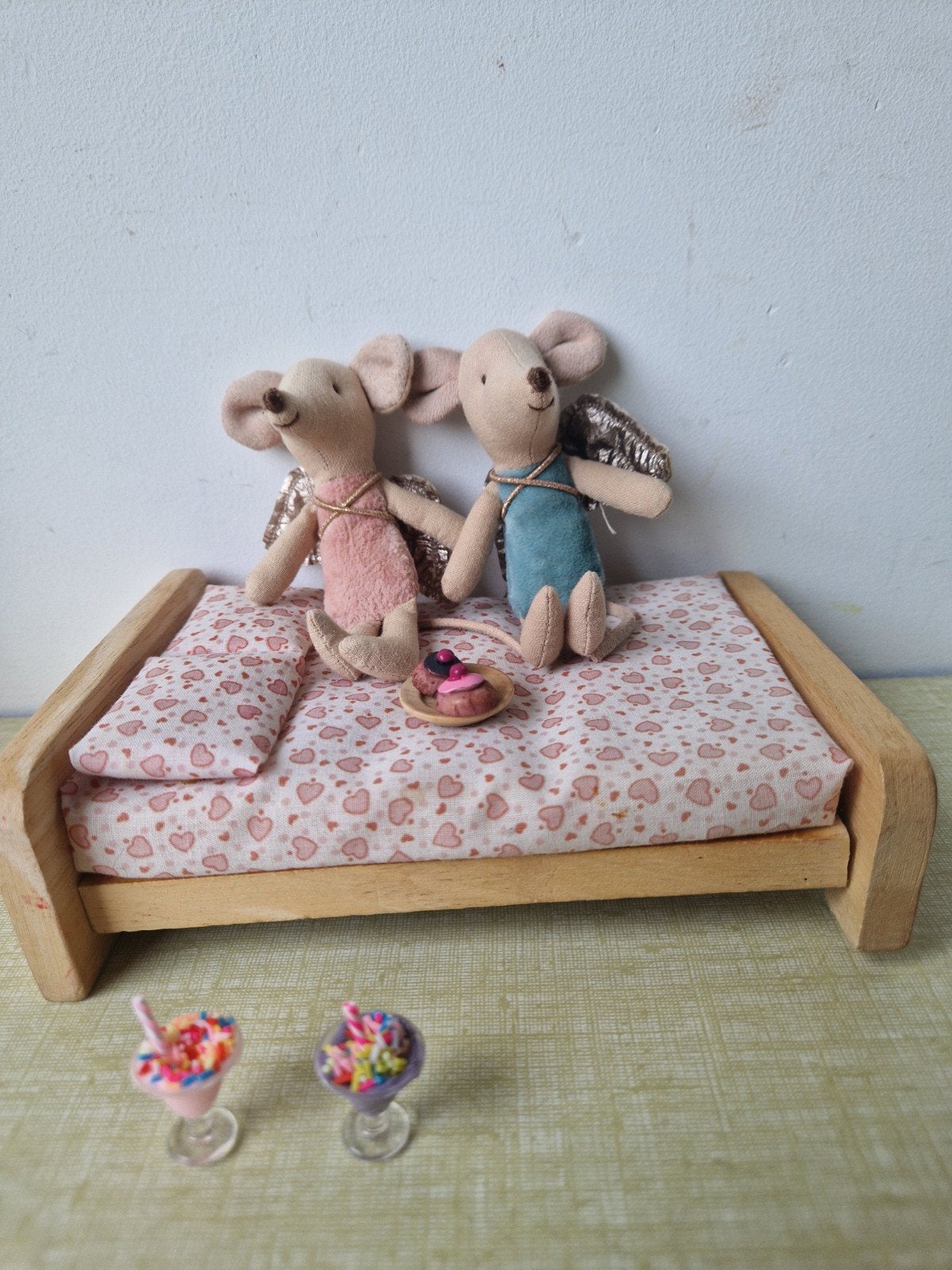 Maileg engeltjes elfjes muizen set, Verzamelen, Ophalen of Verzenden, Zo goed als nieuw, Poppenhuis