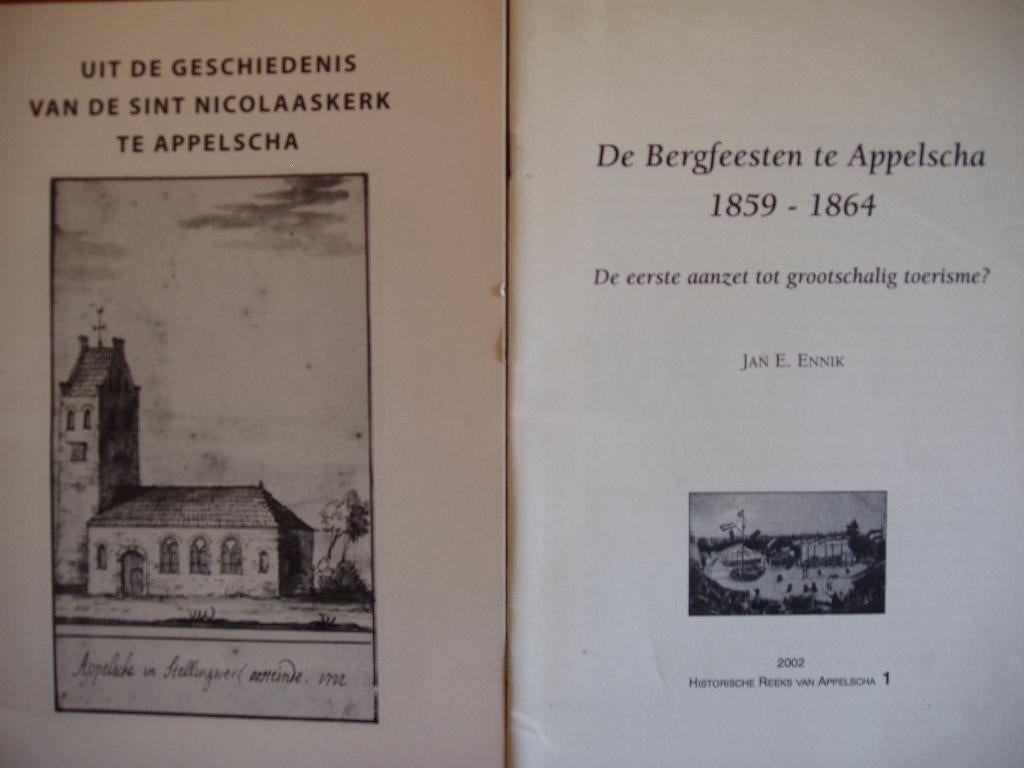 Drie dunne boekjes over Appelscha., 20e eeuw of later, Diverse auteurs, Ophalen of Verzenden, Zo goed als nieuw