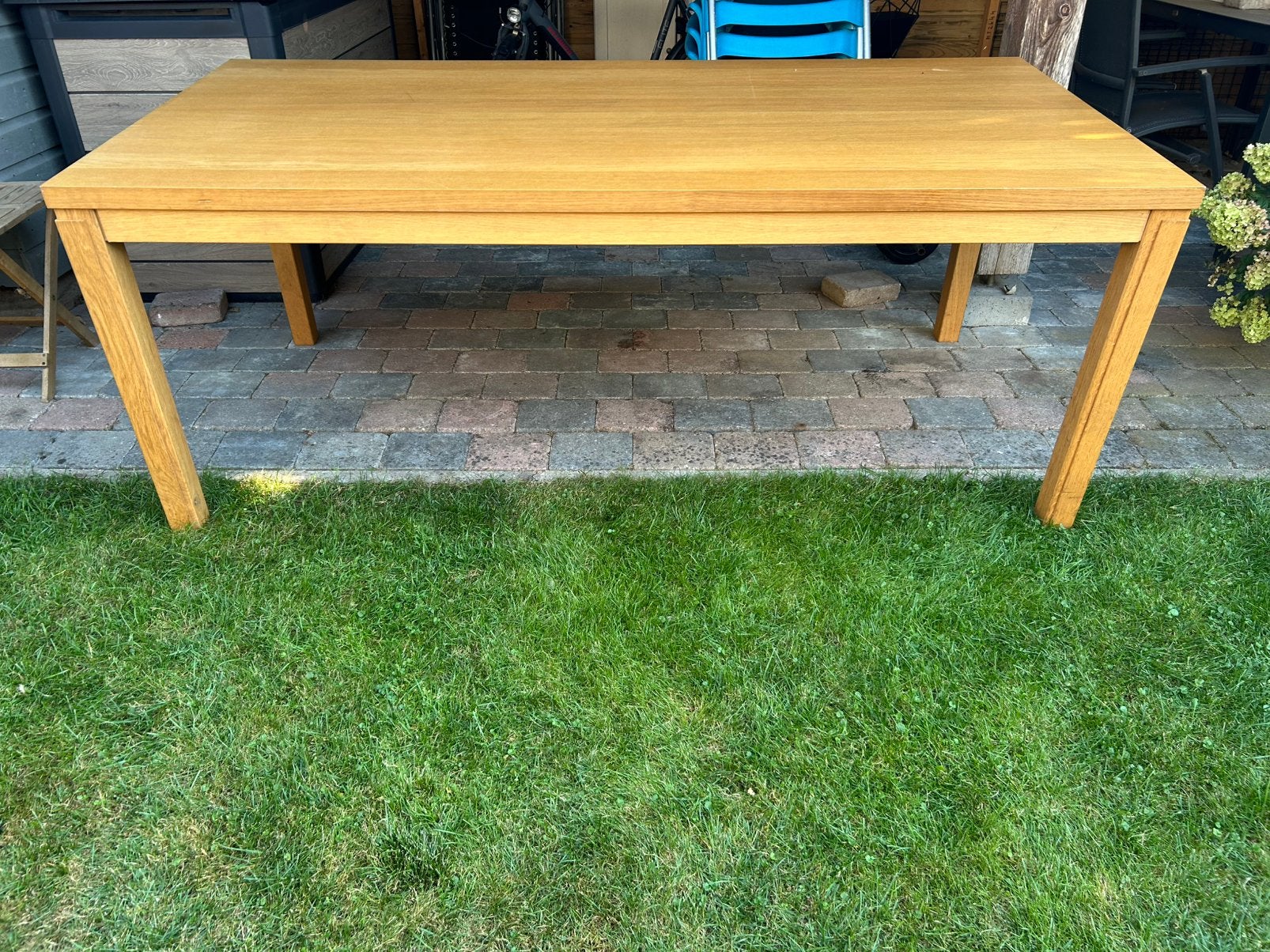 Eetkamer tafel, Ophalen, Gebruikt, 50 tot 100 cm, Vijf personen of meer
