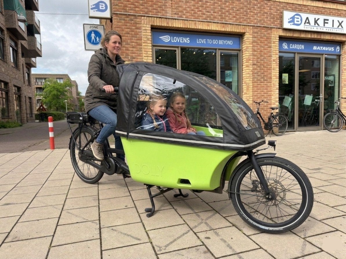 2dehands prachtige Dolly Bakfiets - inclusief huif, Fietsen en Brommers, Fietsen | Bakfietsen, Zo goed als nieuw, Overige merken