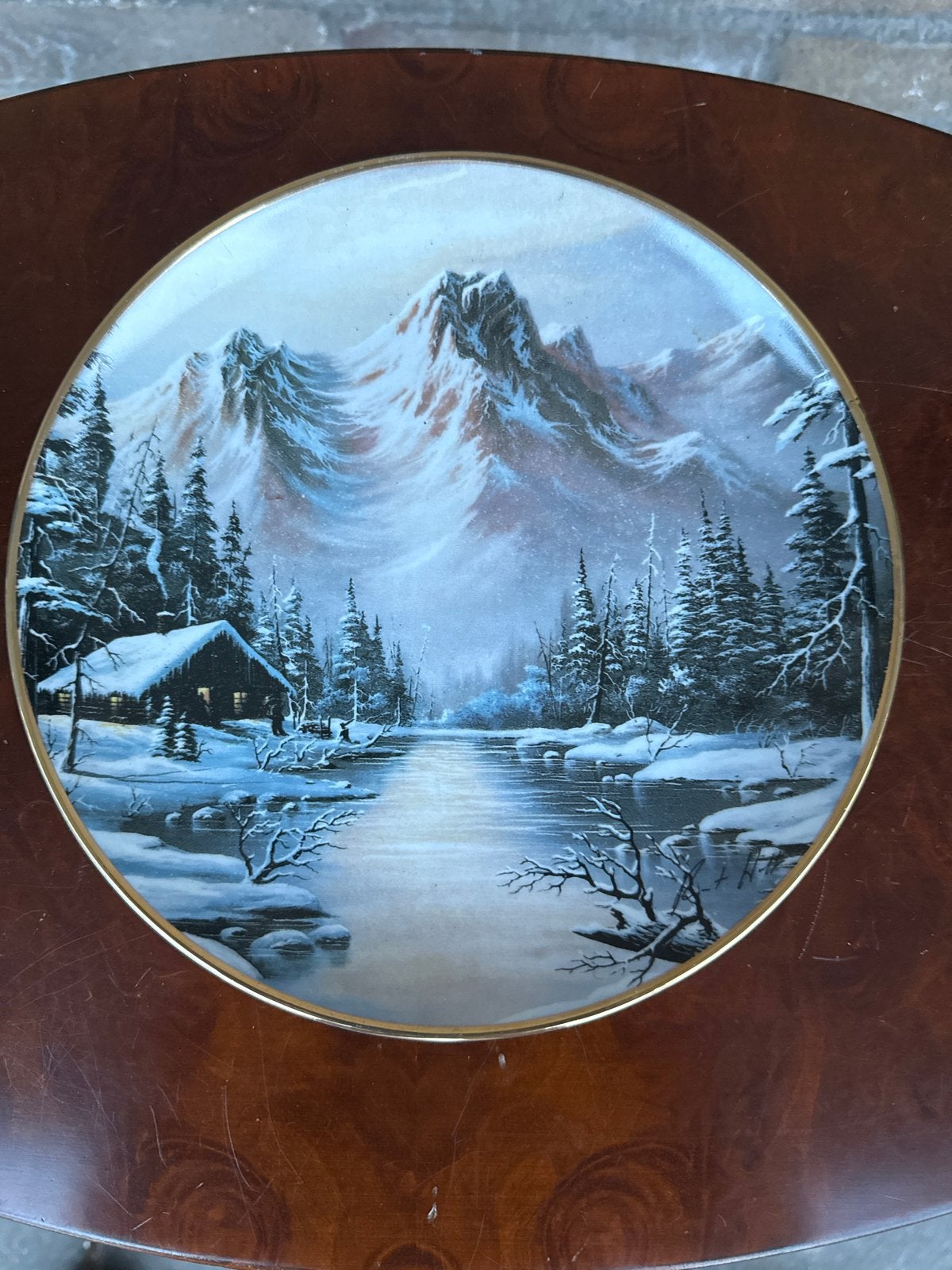 Franklin Mint Heirloom Bord 'Peaceful Solitude' - 20cm, Antiek en Kunst, Ophalen