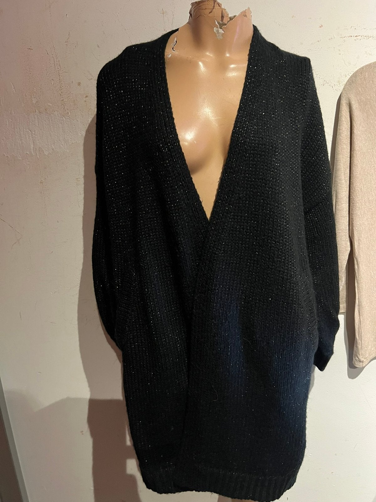 REINDERS vest met glans maat S oversized nieuw, F, Reinders, R, Zwart