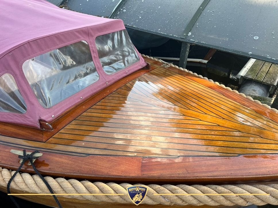 OVERNAADSE HOUTEN SLOEP | 6,2 mtr | nieuw gelakt dek, Watersport en Boten, Ophalen, Gebruikt, Onbekend, Hout
