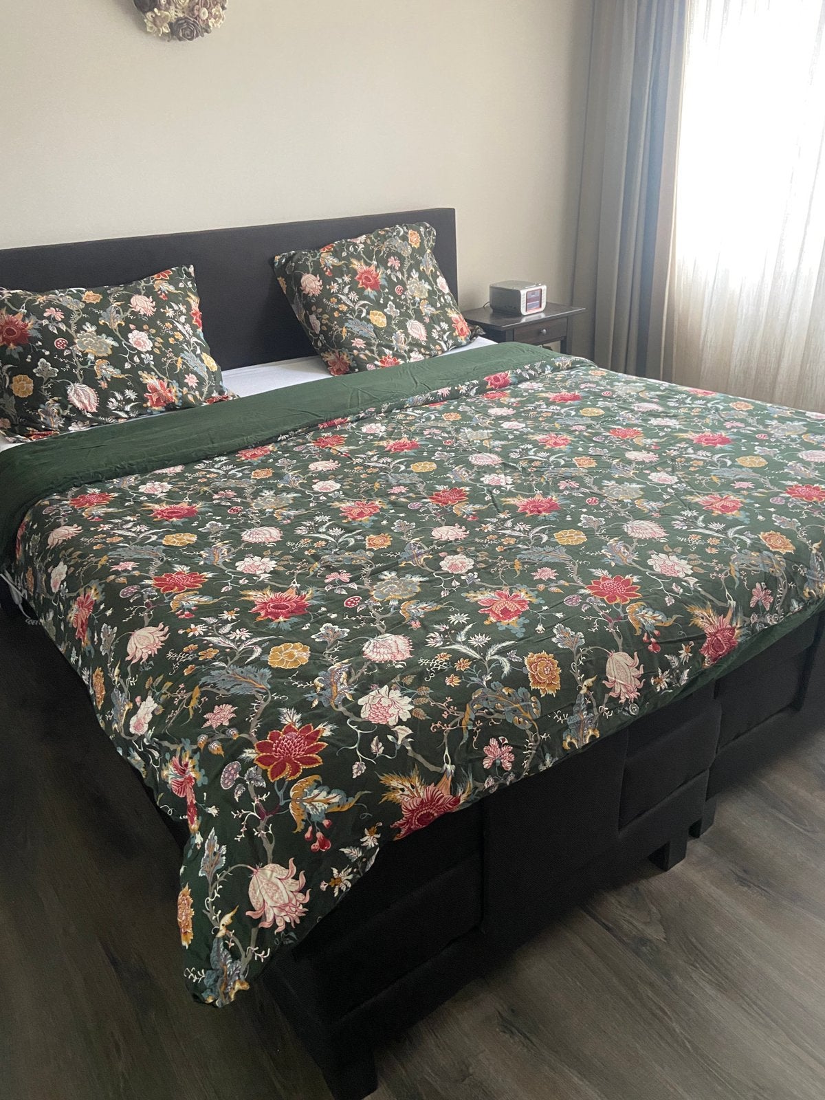 Boxspring 180 x 200 elektrische bodems zgan 750 euro, Bruin, Tweepersoons, Ophalen of Verzenden, Zo goed als nieuw