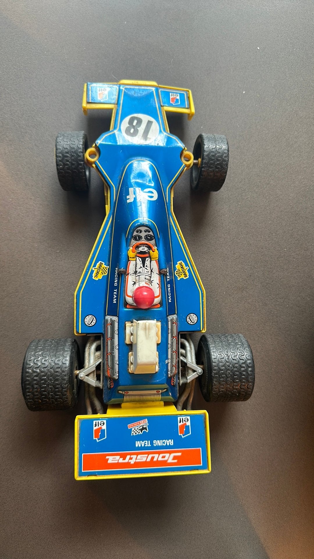 Vintage Joustra F1 Elf raceauto, Hobby en Vrije tijd, Ophalen of Verzenden, Gebruikt, Auto, Overige merken