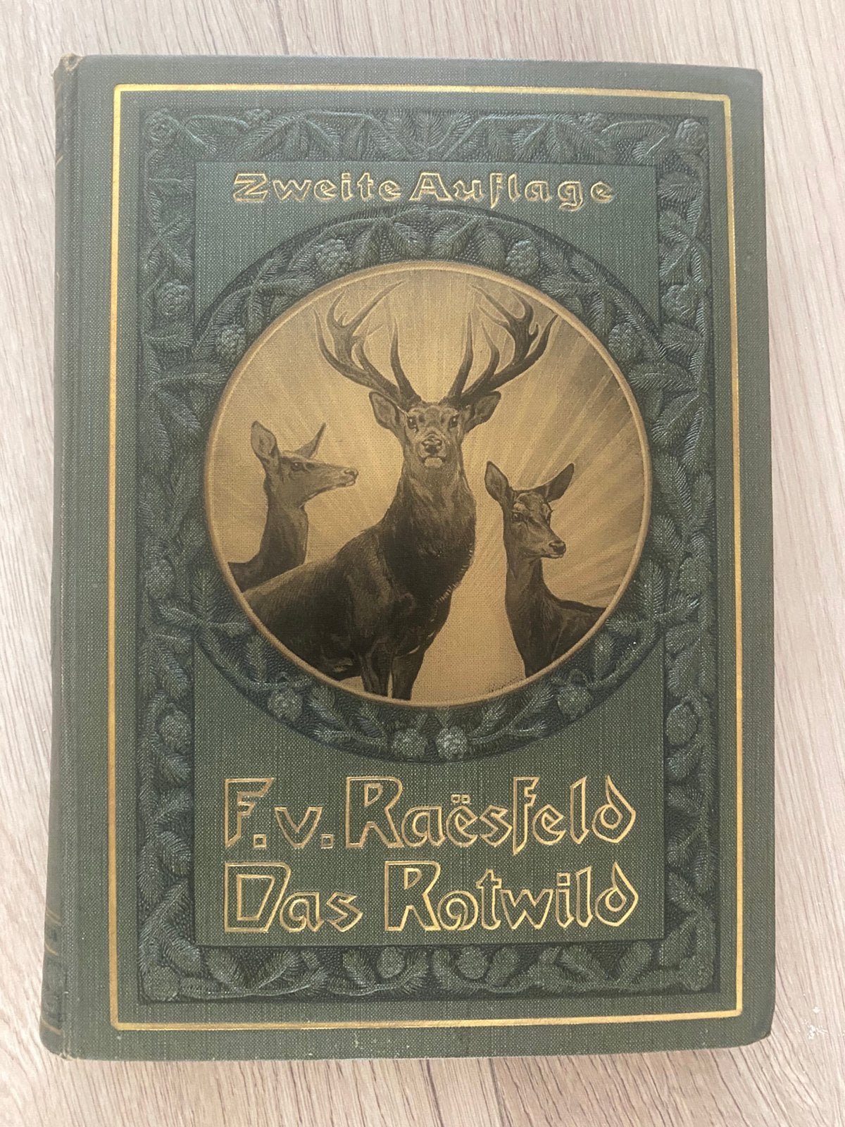 Das Rotwild - Von Raesfeld boek l jacht l jagen l edelhert, Ophalen of Verzenden