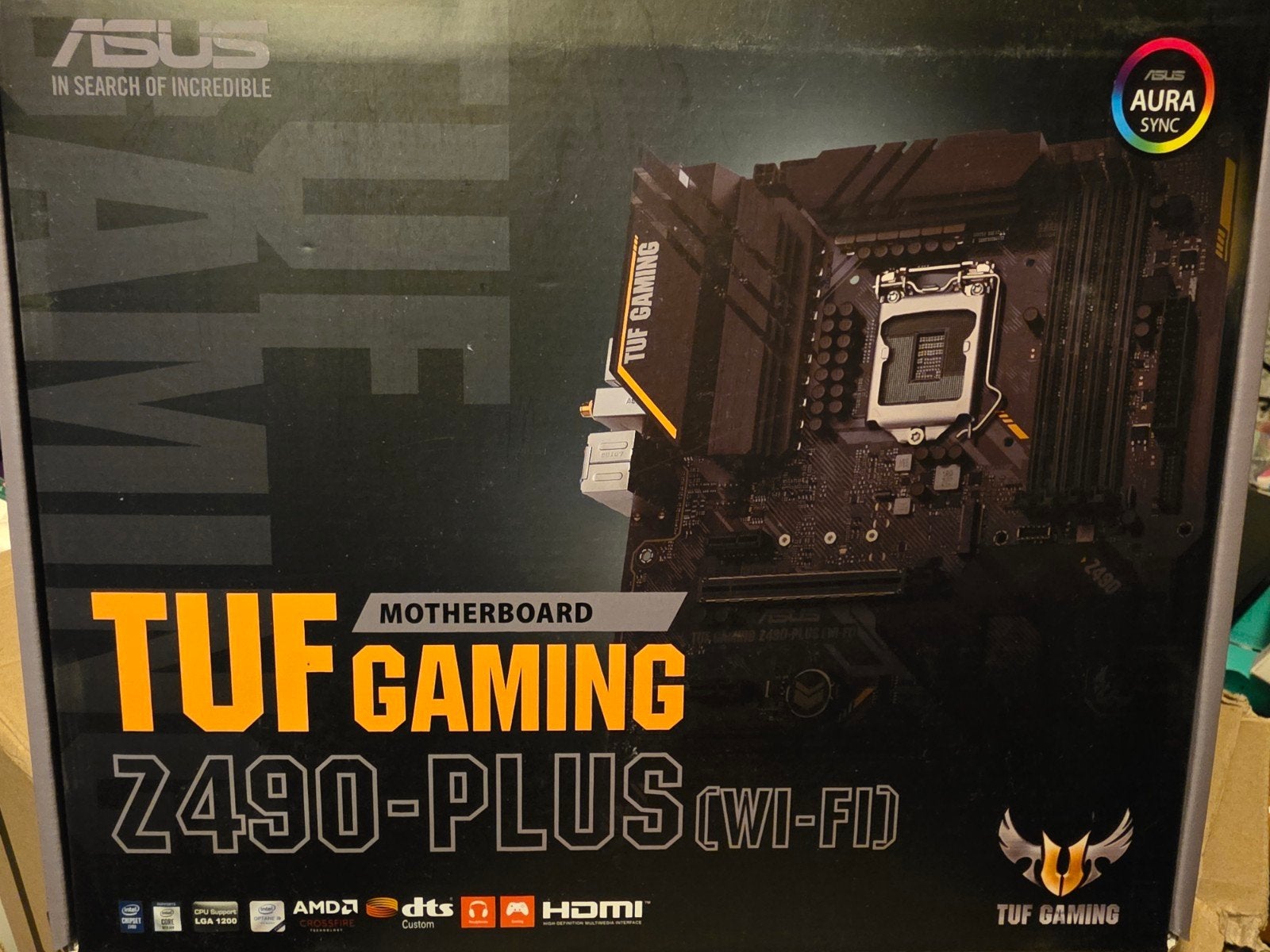 ASUS TUF GAMING Z490-PLUS (WI-FI) Moederbord, Computers en Software, DDR4, Nieuw, Ophalen of Verzenden, ATX