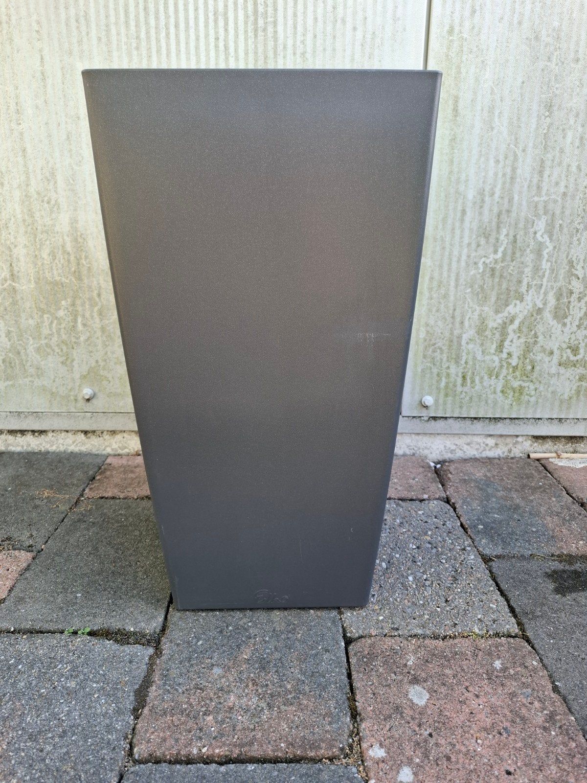 Elho Milano Bloempot 30/37 liter - Antraciet, Kunststof, Gebruikt, Vierkant, Binnen
