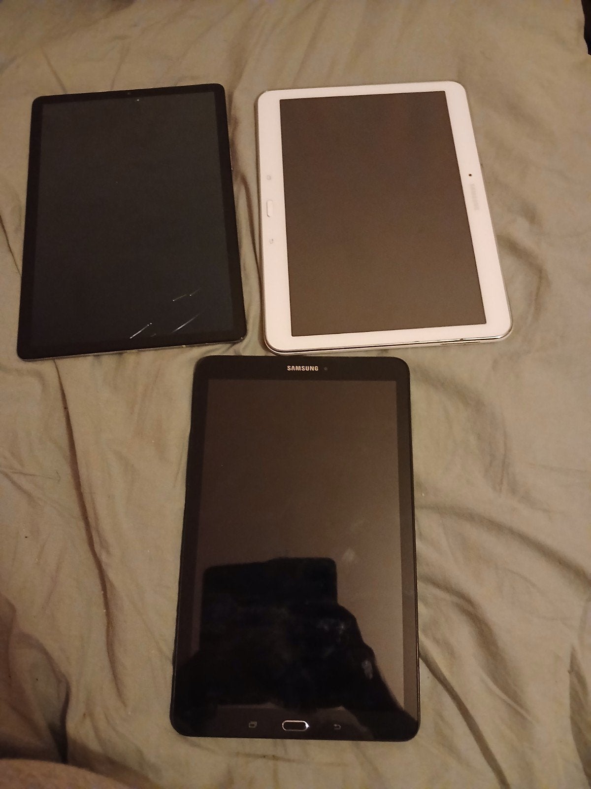 Lot 3 Samsung Tablets, Computers en Software, Gebruikt, Samsung, 16 GB, Ophalen